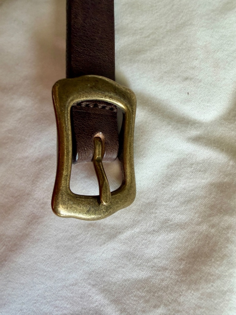 JCrew Vintage Brown Braided Leather Belt - Picture 3 of 5